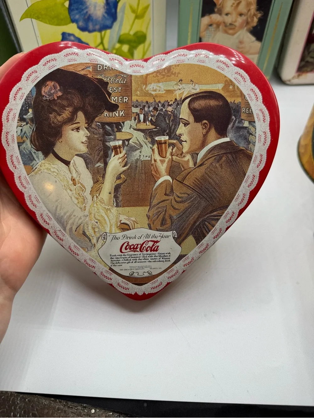 Vintage Lot of Themed Collectible Tins Ritz, Kellogg’s, Coca-Cola